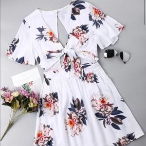 Open back - tie front dress!